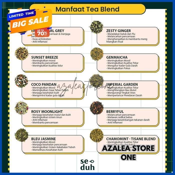 

ZESTY GINGER TEA BLEND - LEMONGRASS GINGER BLACK TEA 15 GRAM / 60 GRAM GRATIS ONGKIR !! BY AZALEA STORE