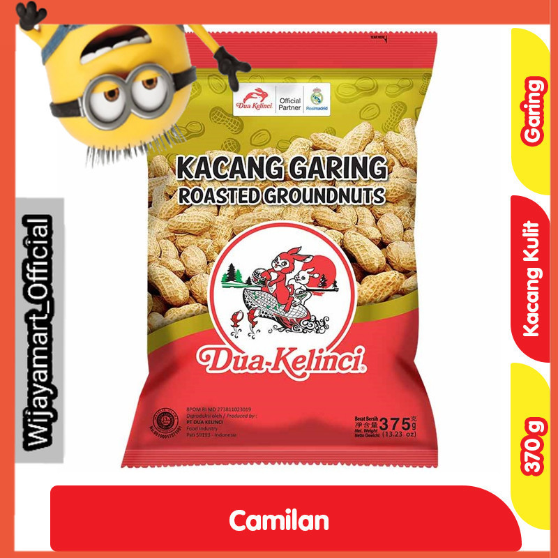 

Dua Kelinci Kacang Kulit Garing 370 g