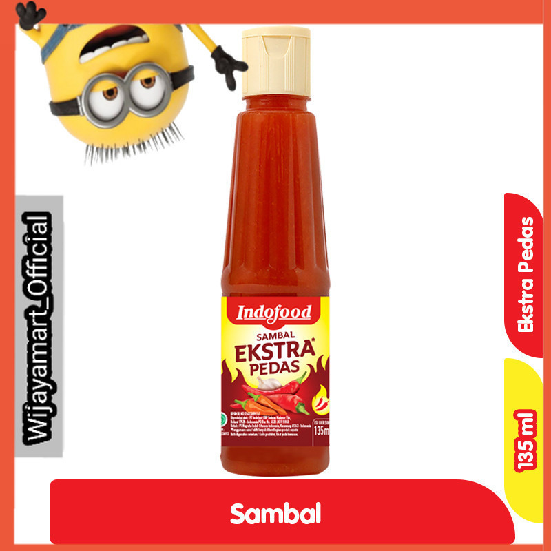 

Indofood Sambal Ekstra Pedas Botol 135 ml