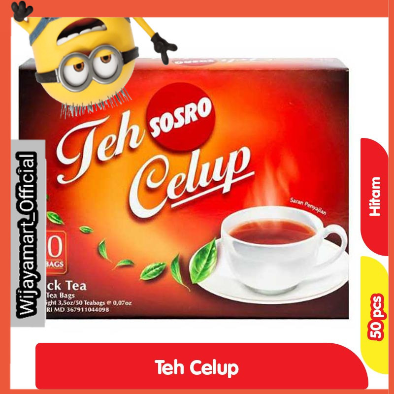 

SOSRO Teh Celup Hitam 50 Kantung Celup