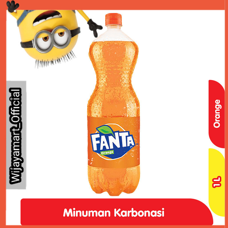 

Fanta Minuman Soda Rasa Jeruk Botol 1 L