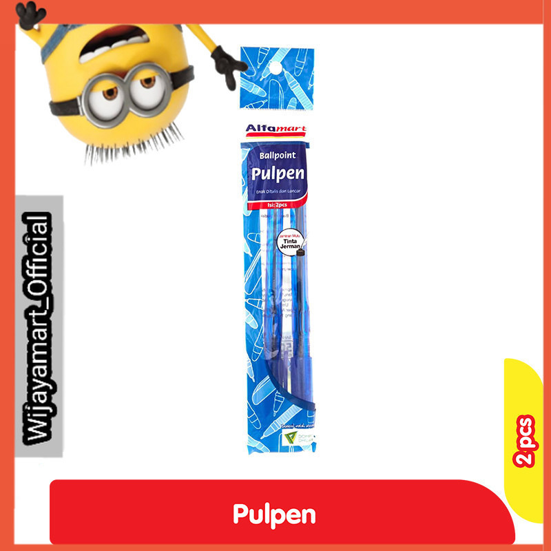 

Alfamart Pulpen Biru 2 pcs