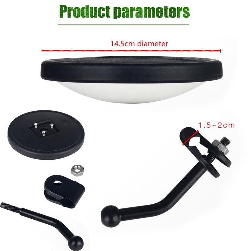 Spion & Aksesoris Kaca Spion Blind Spot Bundar Dengan Klip Untuk Mobil / Truk Kaca Spion Cermin Cemb