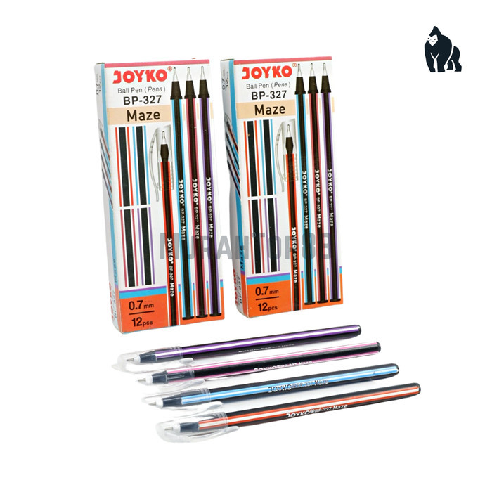 

Pulpen Joyko BP-327 Maze 0.7 mm / Ballpoint Bolpen Pena [12 PCS]