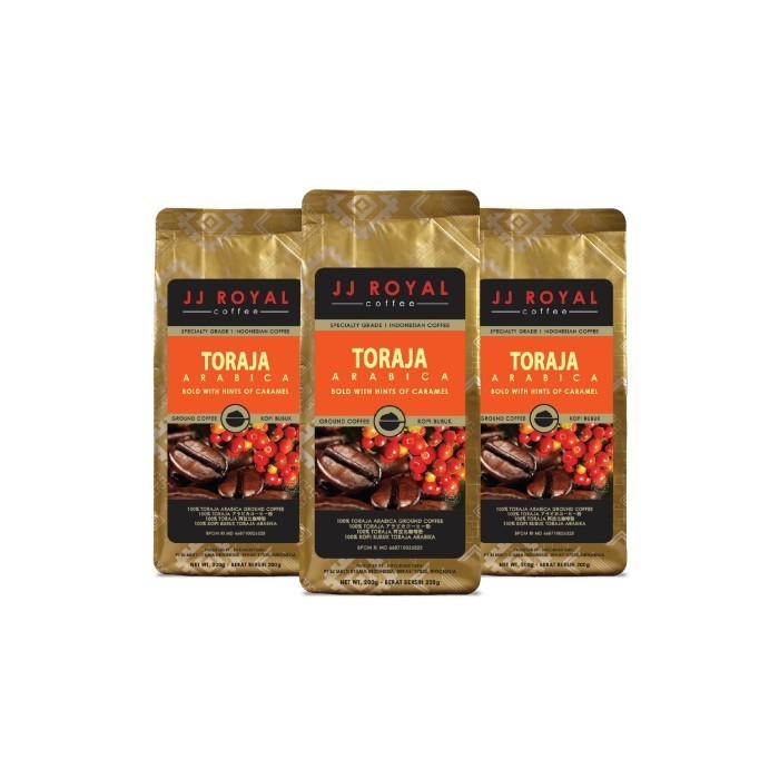 

Special Price 3 Jj Royal Coffee Toraja Arabica Bag 200G