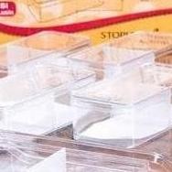 Nuai Toples Kue 618 Sekat 2 Geni Kotak Nuai Ka Bening 12 Pcs