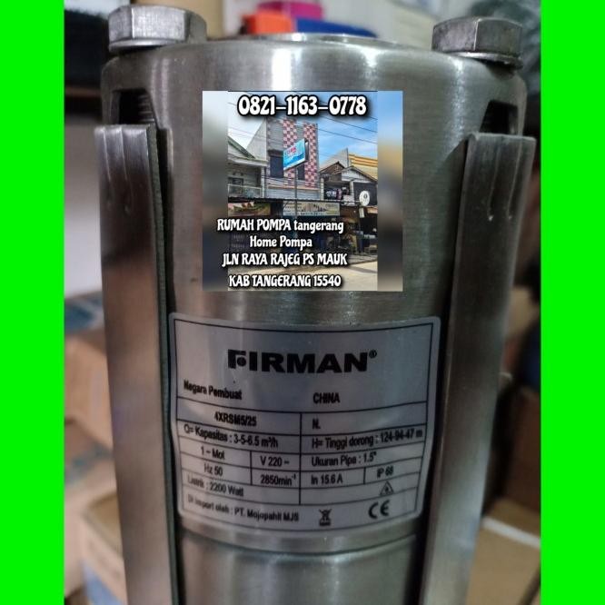 Pompa Submersible Firman 3Hp 1Phase 4Frms5/25 Pompa Satelit Firman