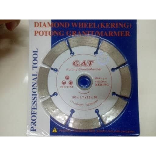 *****] mata potong granit / pisau potong granit marmer / diamond wheel 4"