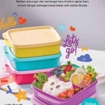 Tupperware Kotak Makan Lolly Tup (4Pcs)