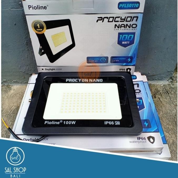 TERBARU - Lampu Sorot LED PIOLINE PROCYON 100 200 300 W Nano / LAMPU TAMAN