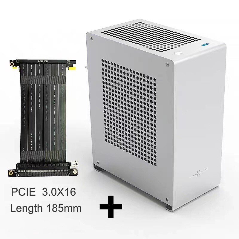 Zzaw a1p pc desktop mini slim portable itx case case 2024 Dukungan catu daya flex-1u motherboard mot