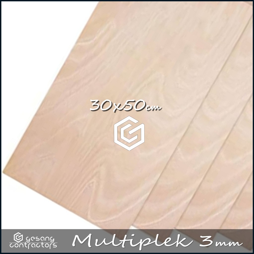 Triplek 3mm 30x50 cm ( Multiplek 3mm | 3 mm | 30x50cm | 50x30cm | 50x30 | 50 x 30 | 30 x 50 cm )