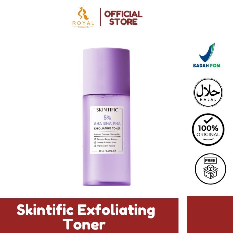 Skintific Exfo Toner 5% AHA BHA PHA