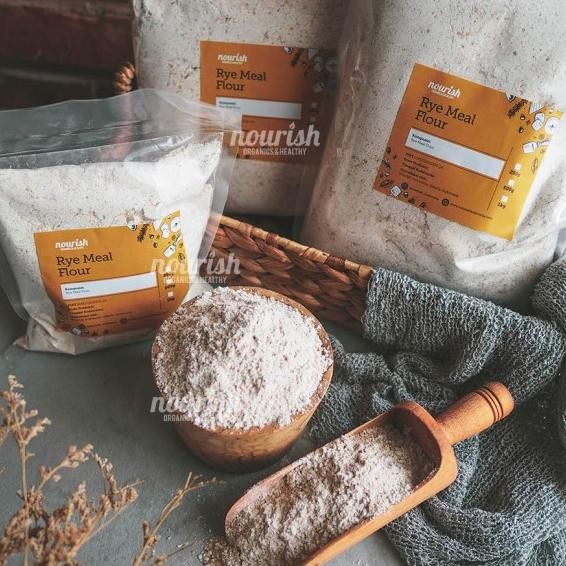 

Rye Flour / Tepung Gandum Hitam Utuh 1Kg