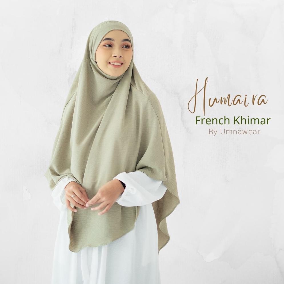 Eh76 French Khimar Instant Hijab Khimar Cringkle Jilbab kerudung Frech Khimar By Umnawear Premium