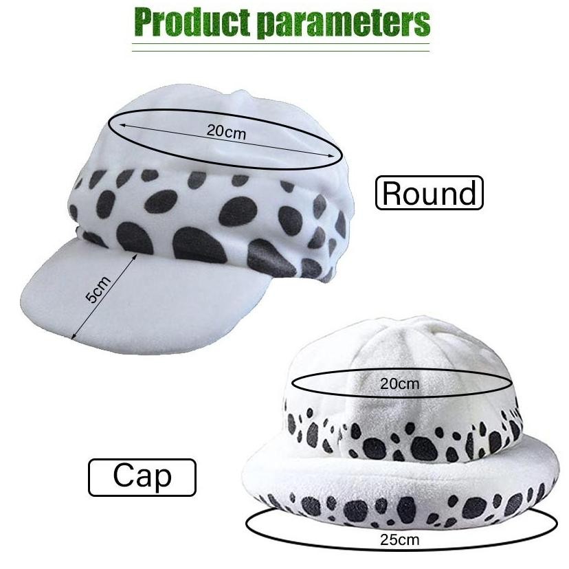 Topi Topi Anime One Piece Trafalgar Law New World Cosplay Hat / Topi Trafalgar D. Law