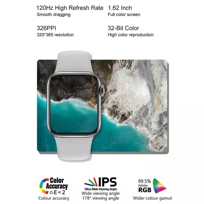 Iwo 7 Pro Smartwatch Series 7 44Mm Hd Screen