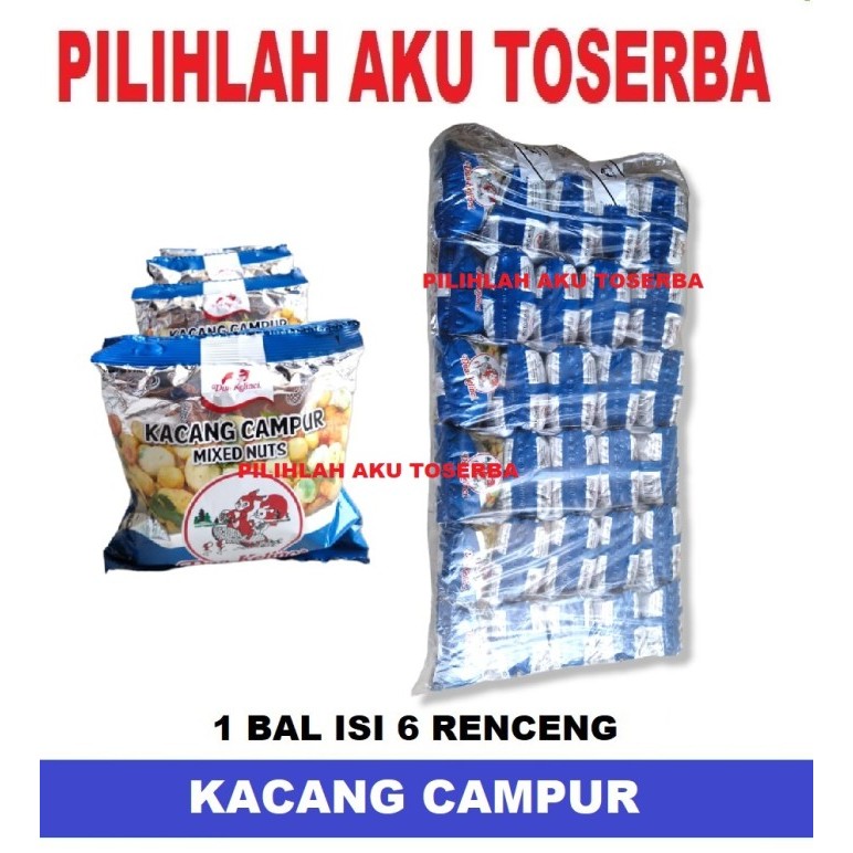 

STOK TERBATAS Dua Kelinci KACANG CAMPUR RENCENG MIX NUT - ( HARGA 1 BAL )