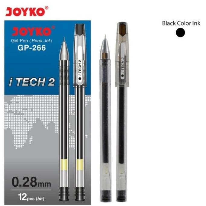

gq-68 [D] Gel Pen Joyko GP-266 I TECH HITECH 2 (12pcs) Hemat