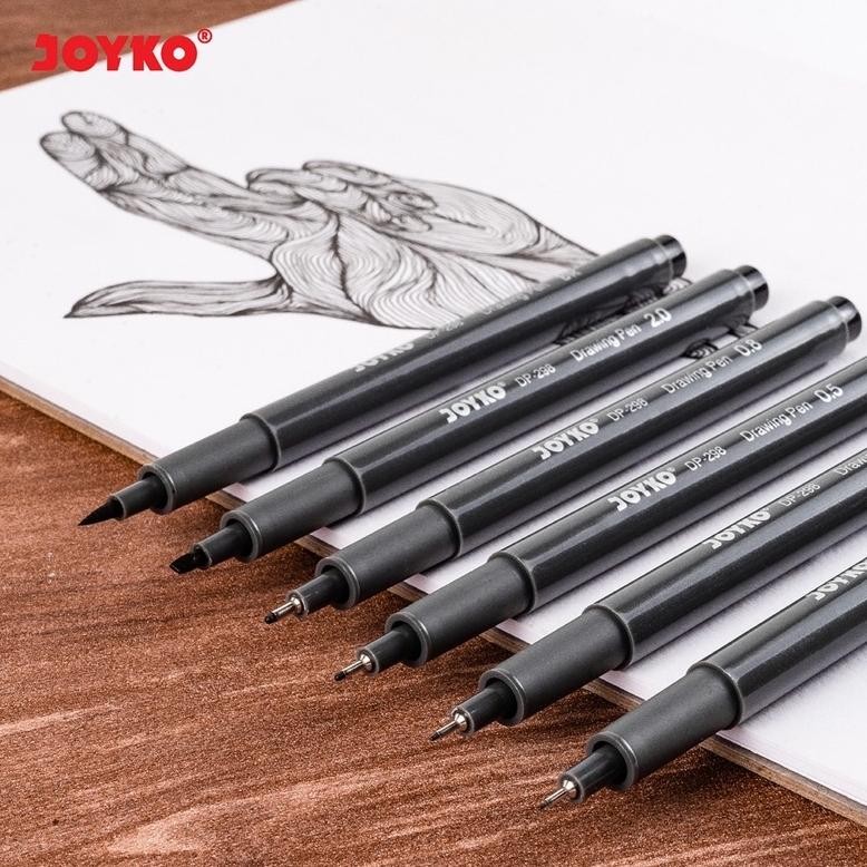 

TGC-1924 Drawing Pen Pena Gambar Joyko DP-298S 1 Set 6 Pcs Hemat
