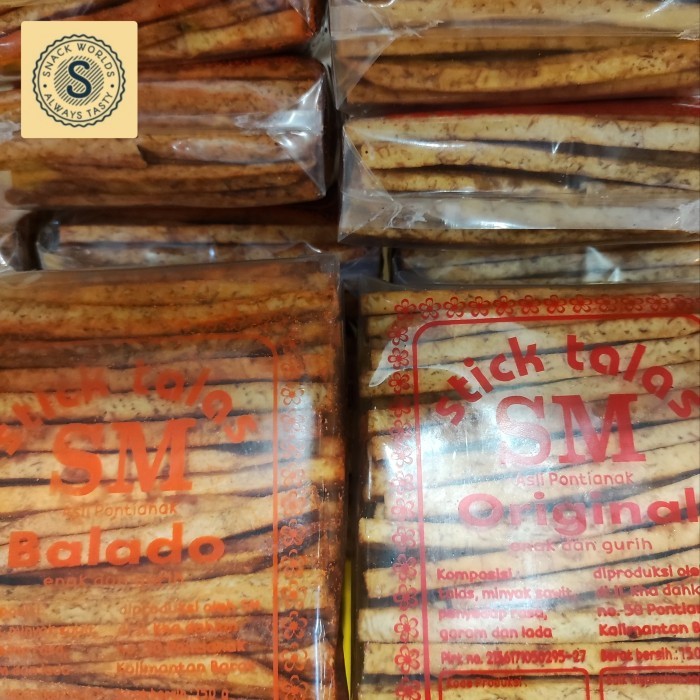 

TERJAMIN Keripik Stick Talas SM Pontianak