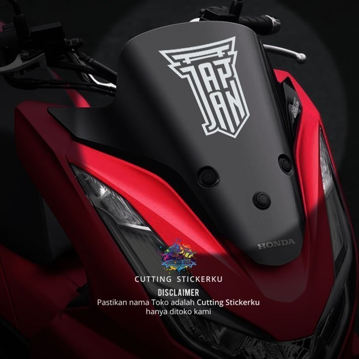 Cutting Stiker Japan Mark Variasi Motor Mobil Sticker Kaca Helm Gate Sakura Red Sun Jepang Sakura