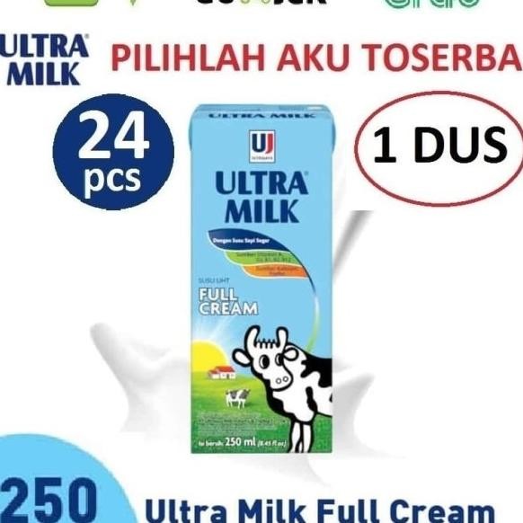 

Susu Ultra Full Cream - 250 Ml - 1 Dus Isi 24 Pcs