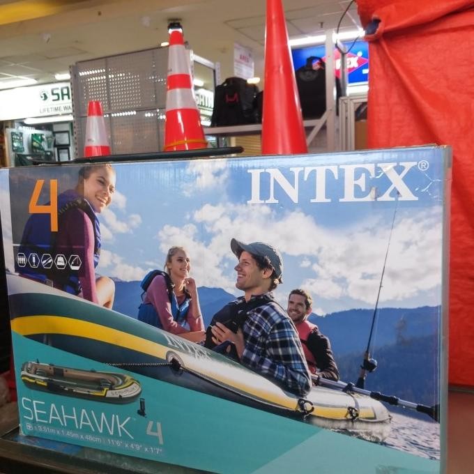 Perahu Karet 4-5 Orang,Dayung,Pompa,perahu bs pakai Mesin BNJ