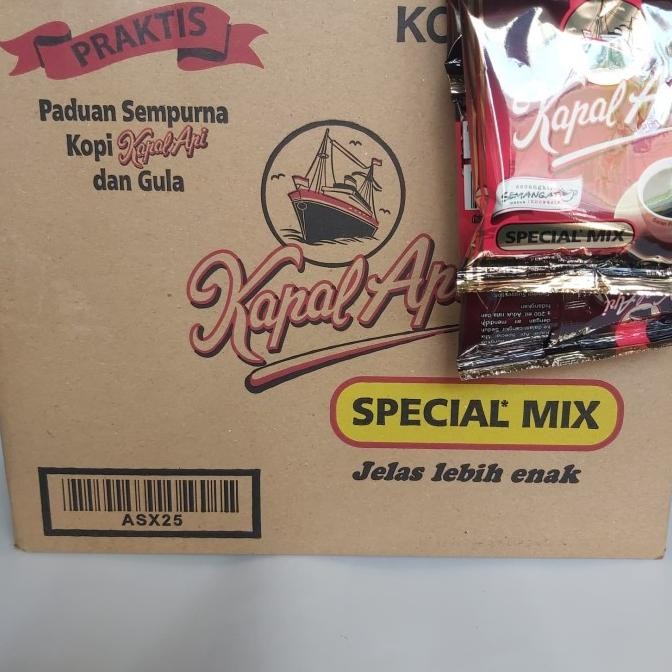 

Kapal Api Mix Kopi +Gula(Dus)