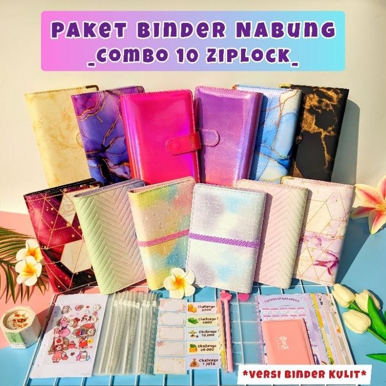 

TERMURAH [10 Ziplock] Part 2 Paket binder Nabung binder keuangan ukuran A6 yui-7