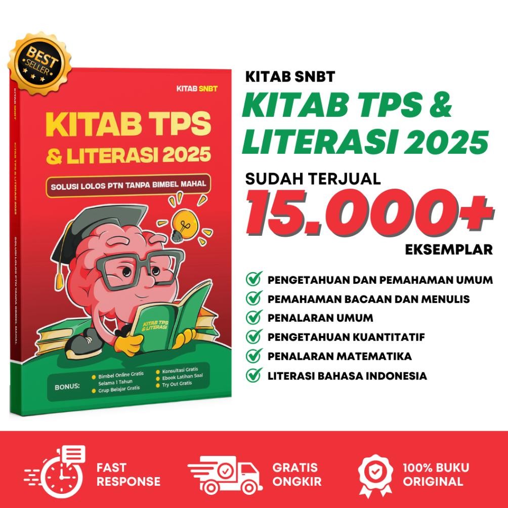 PROMOO KEMBALI KITAB TPS & LITERASI SNBT 2025 + BIMBEL ONLINE