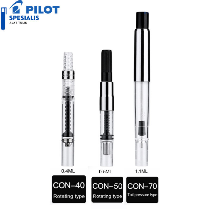 

PILOT CON 40 FOUNTAIN PEN INK CONVERTER CON-40 50 70 PEN TINTA