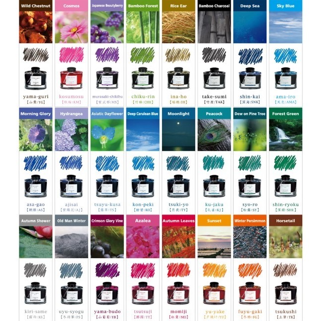 

PILOT FOUNTAIN PEN INK IROSHIZUKU 50ML / TINTA FOUNTAIN PEN