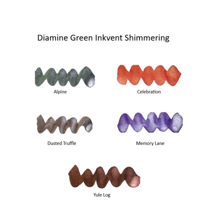 

DIAMINE INKVENT GREEN EDITION - SHIMMER (50ML)