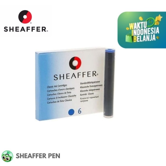 

SHEAFFER SKRIP FOUNTAIN PEN CLASSIC INK CARTRIDGE HITAM/BIRU