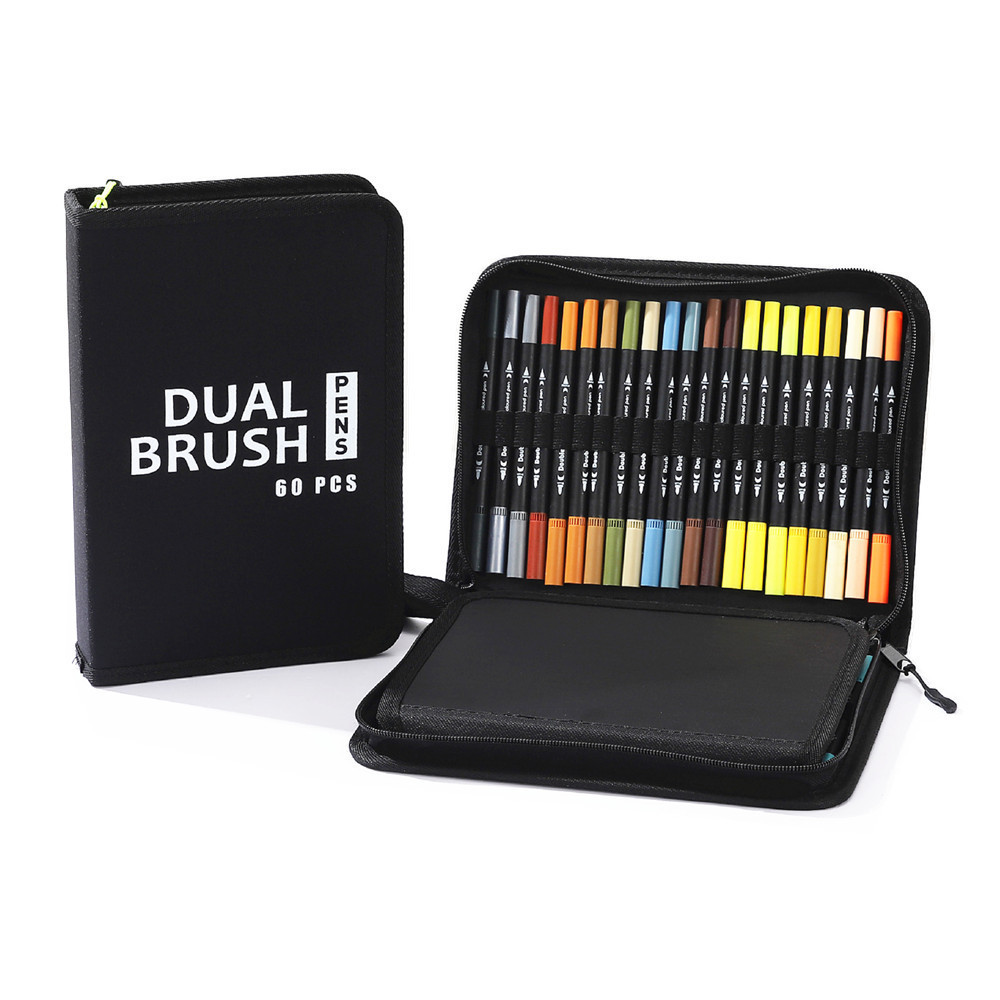 

60 Pen Holes Large Capacity Pencil Cases School Supplies Organizers Box Bags for Artistic Material Pouch Girls Astethic Holster