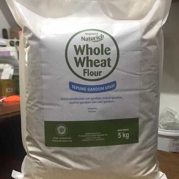 

Tepung Gandum Utuh 5Kg - Naturich Whole Wheat - Gosend / Grab Onlyy!!