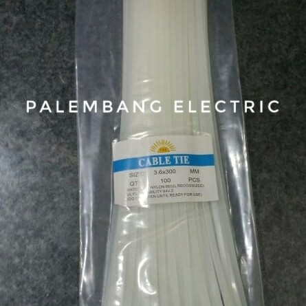 

best produk] kabel ties 3,6 x 300 mm (30 cm) / cable ties isi 100 pcs