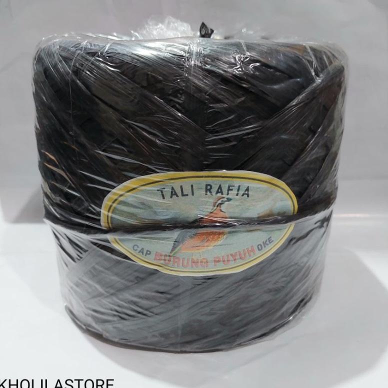 

Tali Rafia Hitam 1kg Full Cap Puyuh LARIS