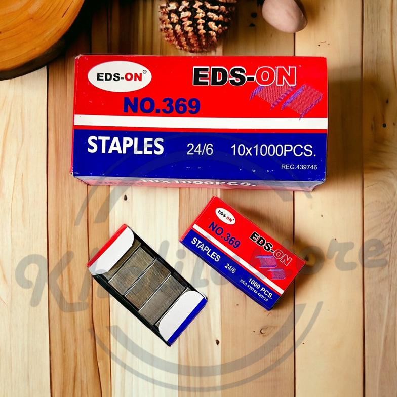 

Isi Staples Refill Stapler Besar EDS-ON No. 369 LARIS