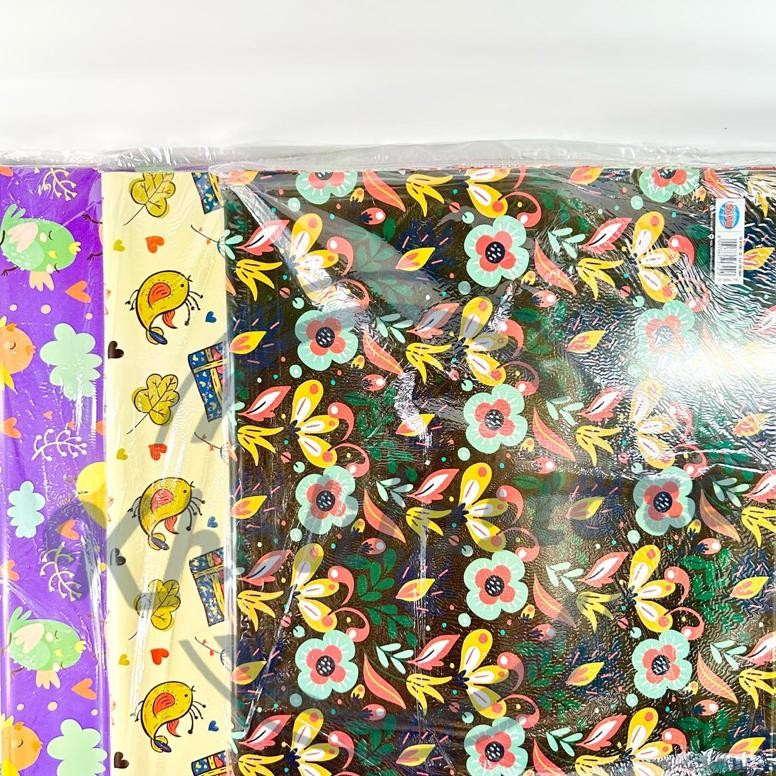 

dvc-78 (1 pack isi 50 pcs) Kertas Kado Sidu / Kertas Kado Fancy Berkualitas