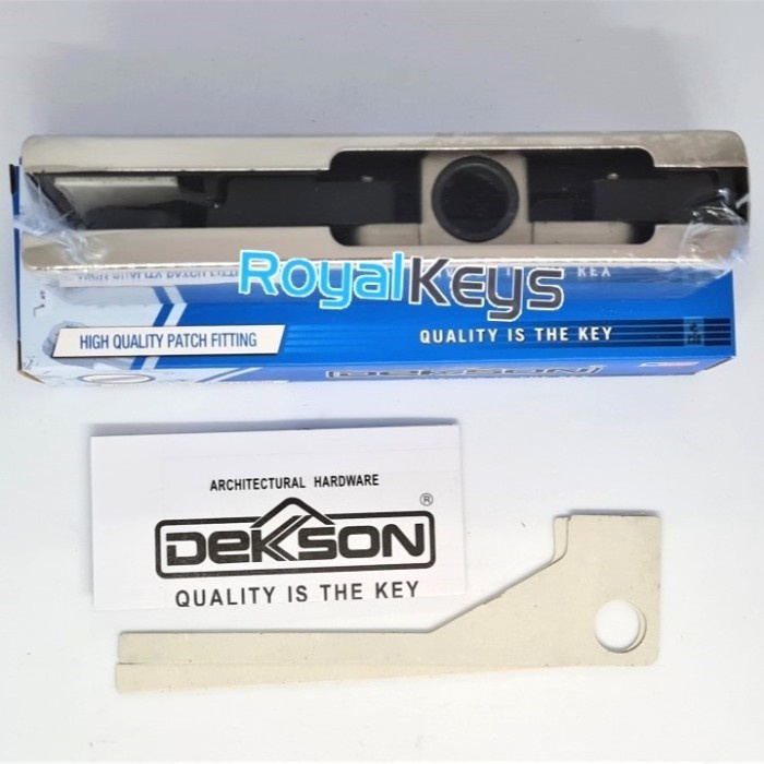 PATCH FITTING PT 20 DEKSON DEKKSON PENJEPIT ENGSEL PINTU KACA ATAS