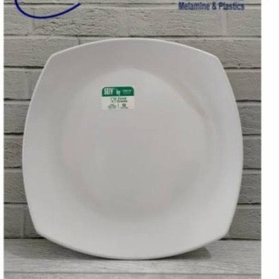 monggo] Piring Segi Onyx Seiv Piring Kotak Piring Melamin Piring Onyx