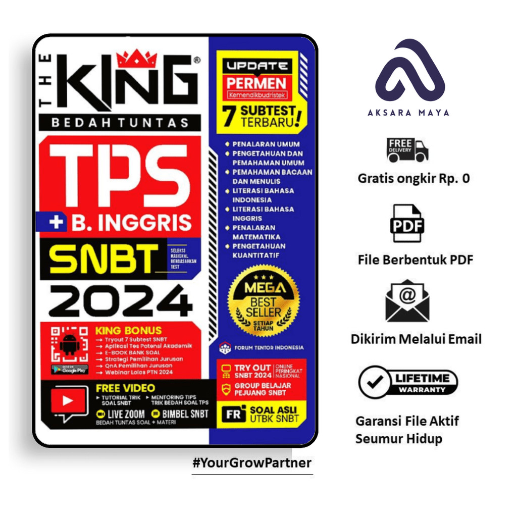 

1413. The King SNBT 2024 + TPS Bhs Inggris