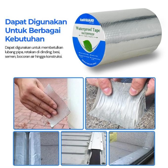

Terbaru Lakban Aluminium Foil Super Tape Waterproof Lakban Anti Bocor LS549 tor44 Ayo Beli