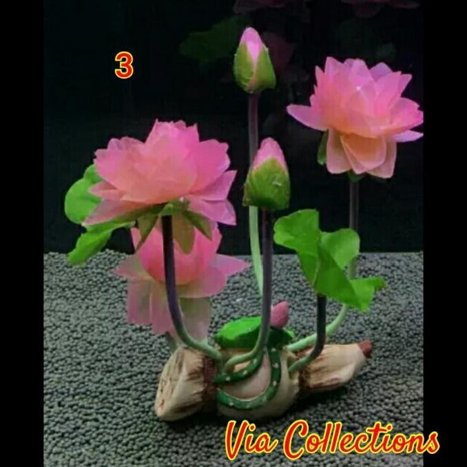 Tanaman Plastik Bunga Teratai BNJ