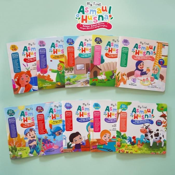 

Buku Anak (isi 10) - Seri My First Asmaul Husna - Buku Islami Anak PNK