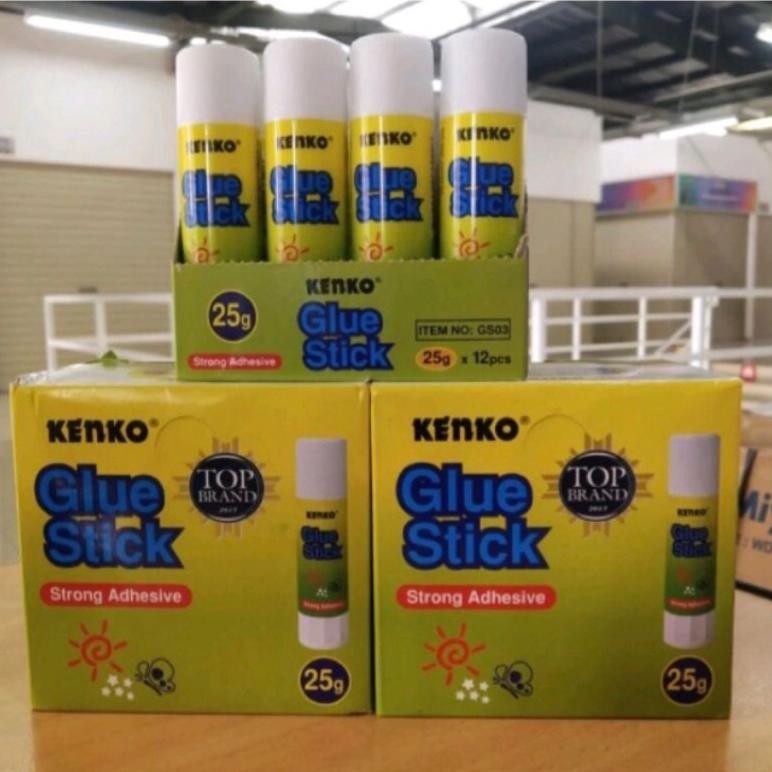 

TERLARIS Kenko Lem Kertas Stik / Kenko Glue stick 1 box sd-46