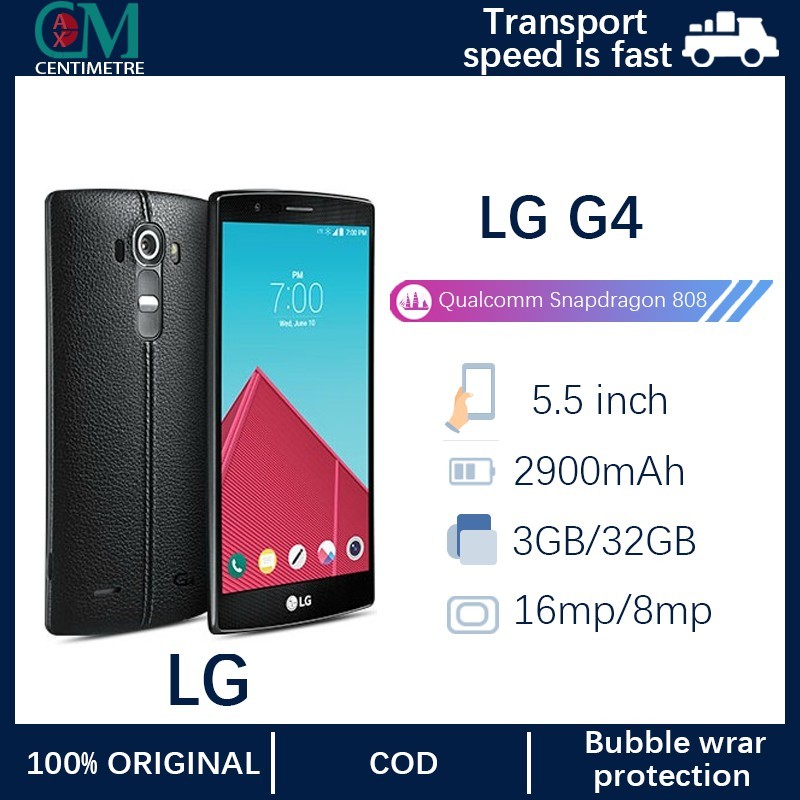 LGG4 （RAM 3GB + ROM 32GB）Ponsel Stok Tersedia Ponsel Pintar Android ROM Global Bekas |QokE3ZUw|