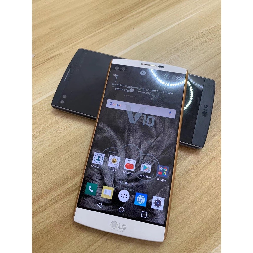 LG V10 RAM 4GB ROM 64GB Hitam/Putih/Biru Ponsel Pintar Bekas 5,7"Inci 4G LTE 3000mAh【Asli Bekas 95% 